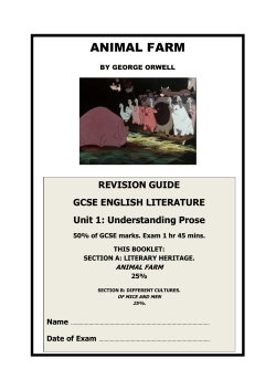 Animal Farm - Ormiston Denes Academy