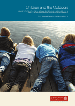Children and the Outdoors
