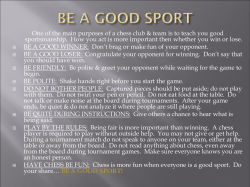 Scholastic Chess Club Meeting Framework