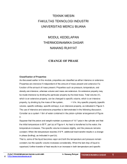 TEKNIK MESIN FAKULTAS TEKNOLOGI INDUSTRI UNIVERSITAS