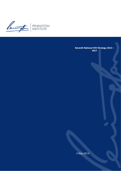 The Seventh National HIV/AIDS Strategy 2014