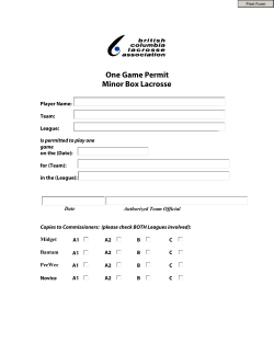 Minor Box One Game Permit