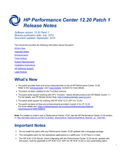 ALM 11.00 Patch 15 Readme