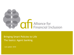 PowerPoint Presentation - Alliance for Financial Inclusion