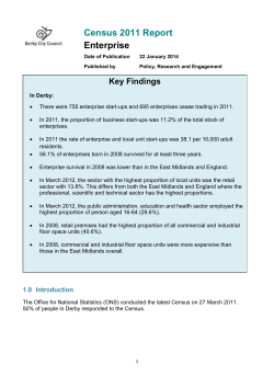 Census 2011 Enterprise Report
