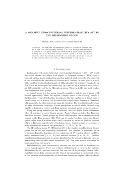 A MEASURE ZERO UNIVERSAL - cvgmt