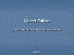 Market Failure - uwcmaastricht-econ