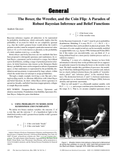 The boxer, the wrestler, and the coin flip