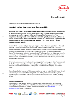 Brief - Henkel North America