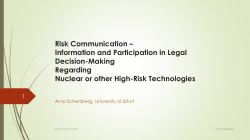 Risk Communication