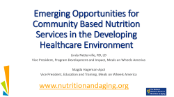 Presentation Title - Meals on Wheels America