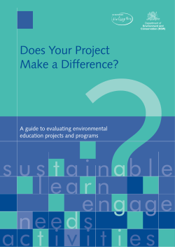 Does Your Project Make a Difference?