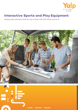 Interactive Sports and Play Equipment