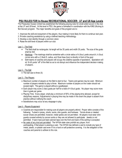 U7 and U8 Age Levels - Pewaukee Sussex United