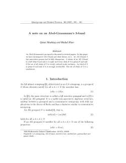 A note on an Abel-Grassmann`s 3