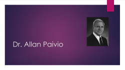 Dr. Allen Paivio - Learning with Computers in the K