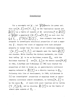 Introduction For a non-empty set )( , let 1fJQ<)denote