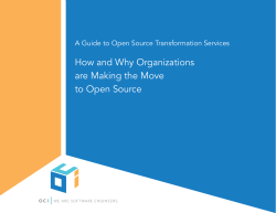How and Why Organizations are Making the Move to Open Source