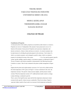 change of phase - Universitas Mercu Buana