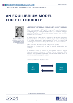 an equilibrium model for etf liquidity