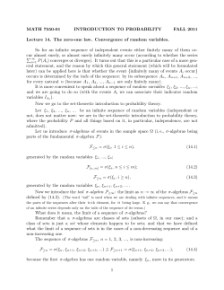 MATH 550-01 INTRODUCTION TO PROBABILITY FALL 2011
