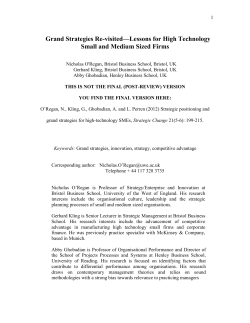 Grand Strategies: An Empirical Assessment