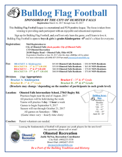 Flag Football - City of Olmsted Falls