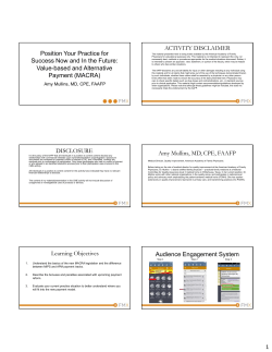 1 Position Your Practice for Success Now and In the Future: Value