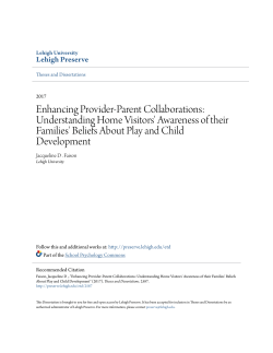 Enhancing Provider-Parent Collaborations: Understanding Home