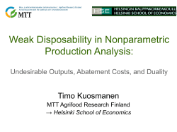 Weak Disposability in Nonparametric Production Analysis