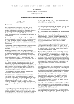 EuroMAC 9 Extended Abstract Template