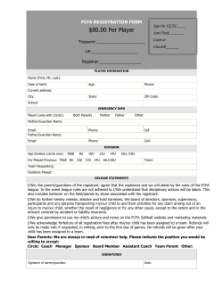 80.00 Per Player - Four Corners Fastpitch