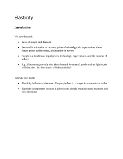 Computing the Price Elasticity of Demand