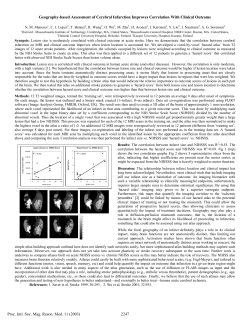 Geography-based Assessment of Cerebral Infarction