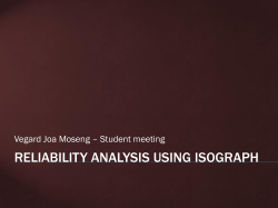 Reliability analysis with isograph