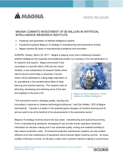 news release - Investor Relations Solutions