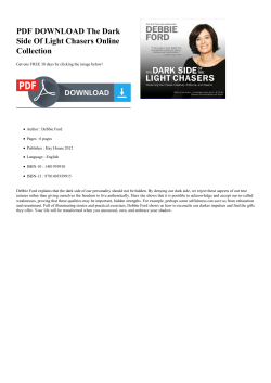 PDF DOWNLOAD The Dark Side Of Light Chasers