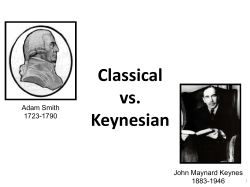03- Keynesian vs. Classical, Phillips Curve