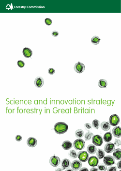 Science and innovation strategy for forestry in Great Britain