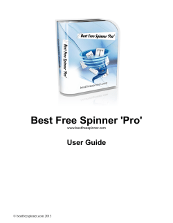 Best Free Spinner `Pro`