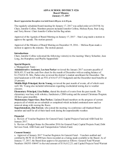 Board Minutes 1.17.17 - Adna School District