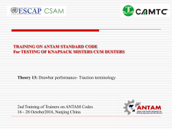 Theory 13: Drawbar performance- Traction terminology TRAINING