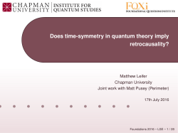 Does time-symmetry in quantum theory imply