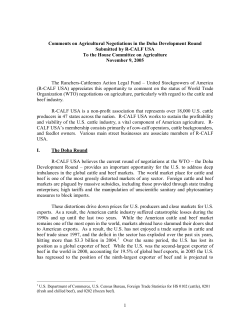 1 Comments on Agricultural Negotiations in the Doha - R