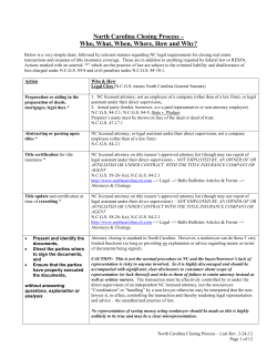 Action - Chicago Title North Carolina