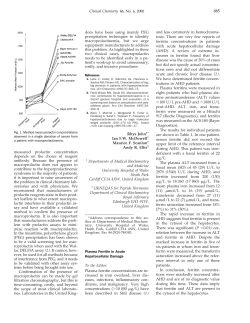 measured prolactin concentration depends on the choice of reagent