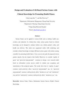 Design and Evaluation of AR-Based Serious Games with Clinical