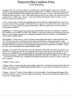 Ringworm/Skin Condition Policy