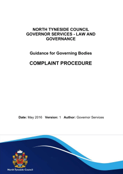 General School Complaints Procedure