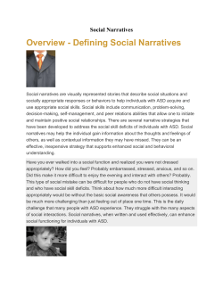 Social Narratives